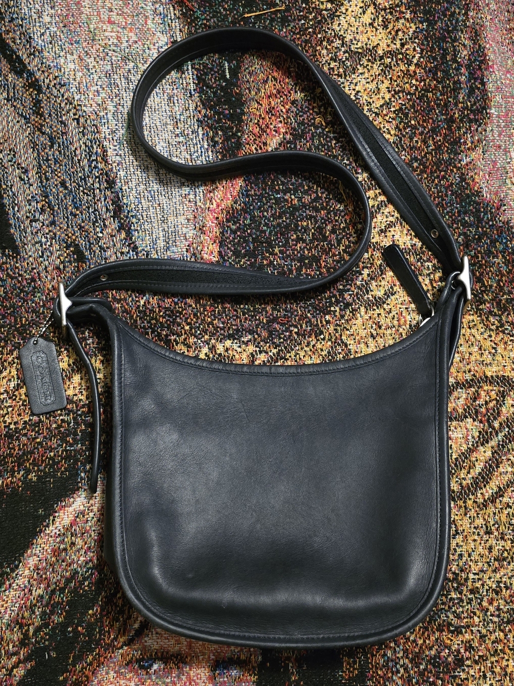 Vintage Coach 9950 Black Leather Janice's Legacy Bag Y2K 90s